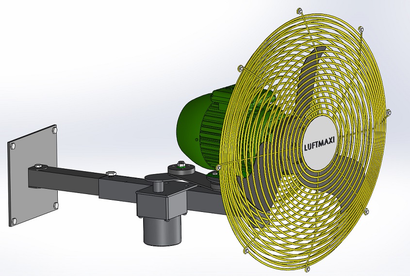 Ventilador Axial Industrial VL500 - M4 | Parede Oscilante