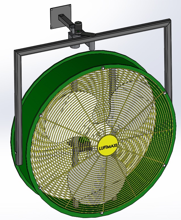 Ventilador Axial Industrial VL800 - M4 | Parede Oscilante